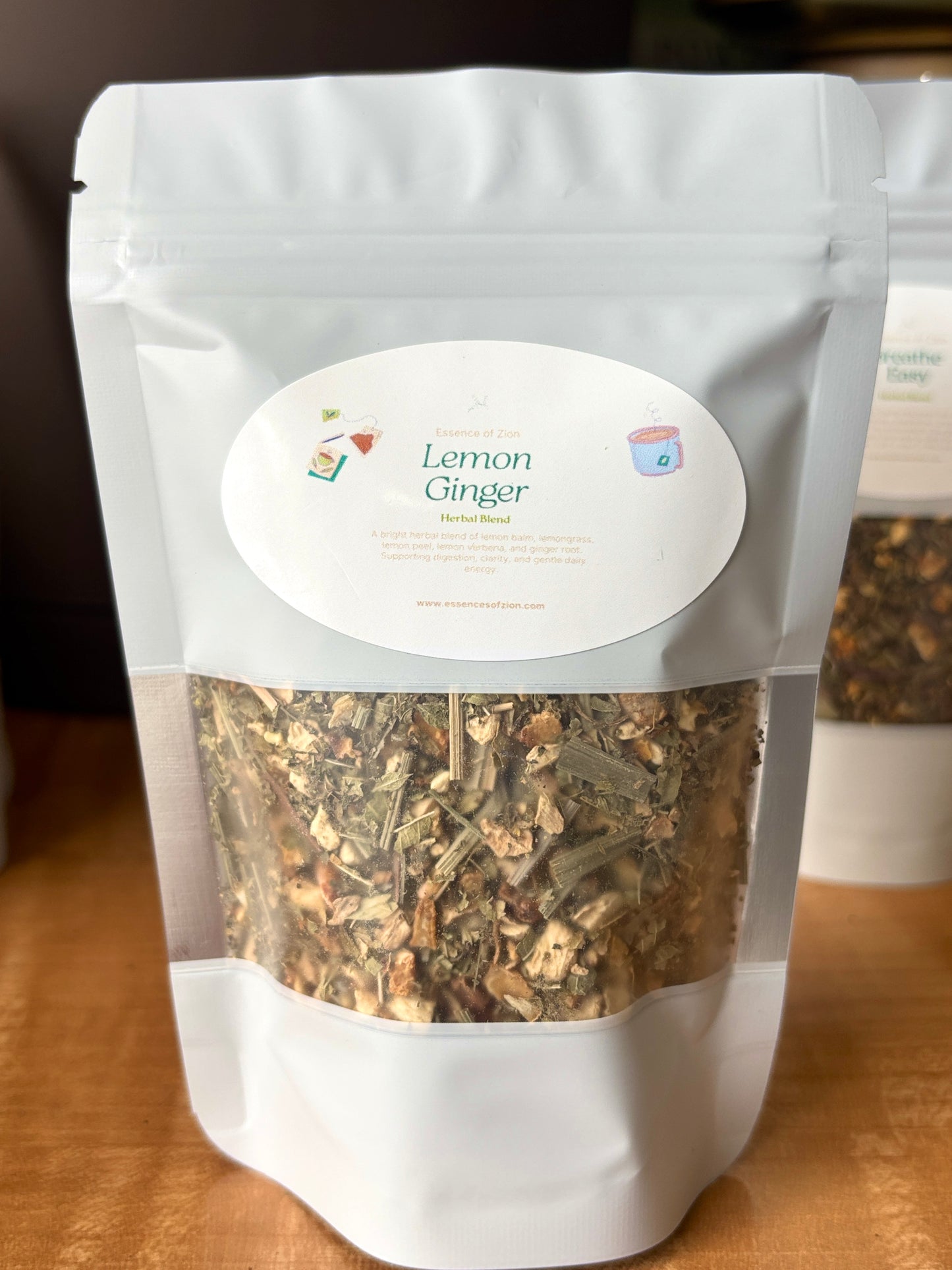 “Lemon Ginger” Tea Blend