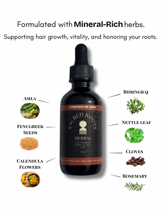 “Sacred Roots” Herbal Hair Oil