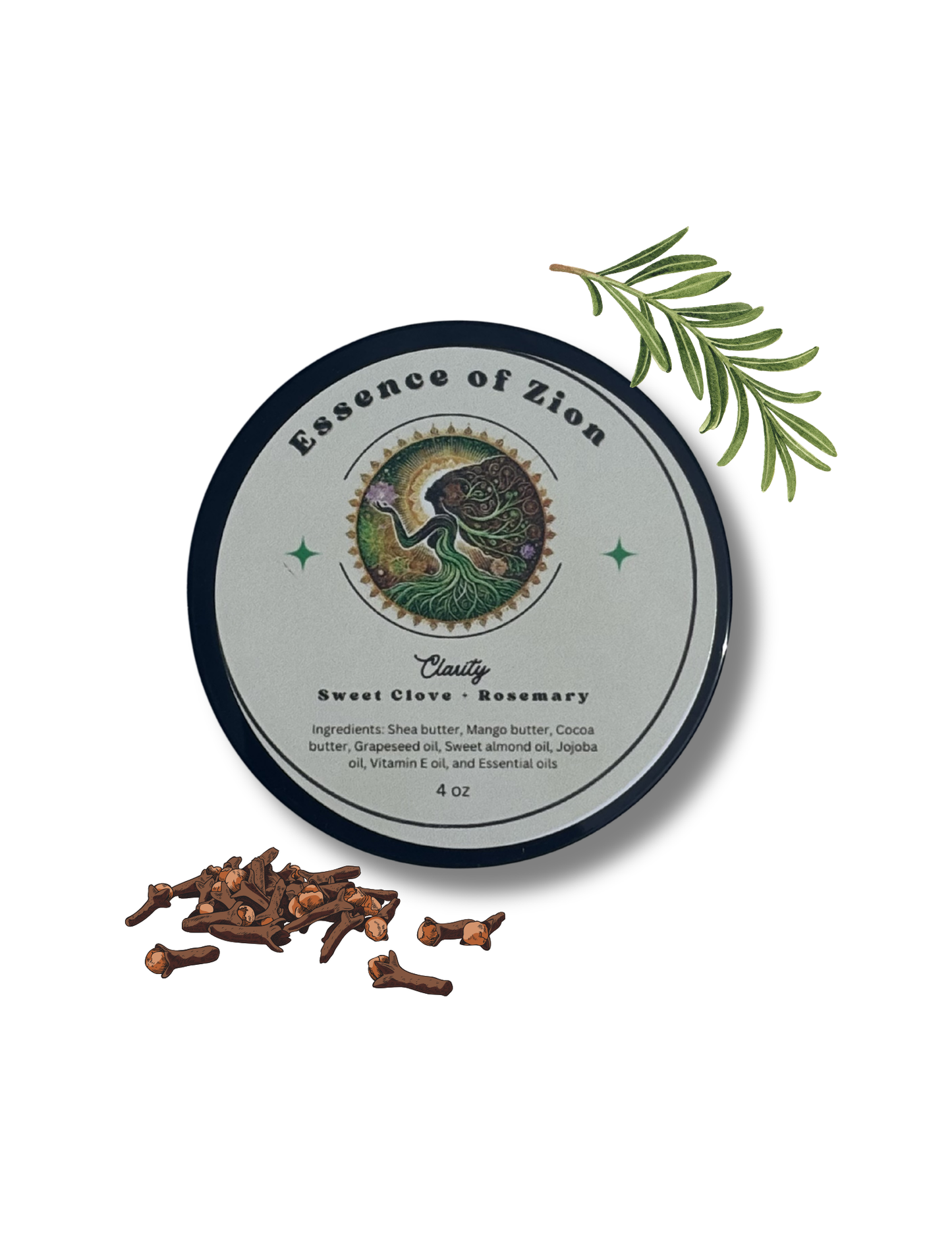 “Sweet Clove + Rosemary” Body Butter