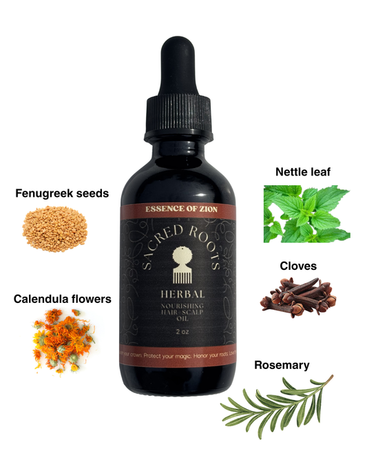“Sacred Roots” Herbal Hair Oil